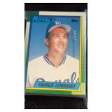 50 different Topps baseball cards from 1990