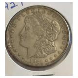 1921 Morgan silver dollar