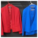 Two black label womenï¿½s dress jackets one has a