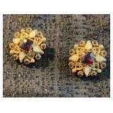 Vintage earrings stamped Florenza