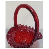 Ruby Fenton candy dish Ruby Fenton candy dish
