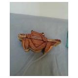 Wooden frog puzzle box Wooden frog puzzle box