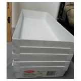 5 Rubbermaid drawer organizers 5 Rubbermaid drawer organizers