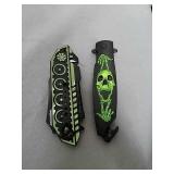 New skull design and tank design pocket knives New skull design and tank design pocket knives