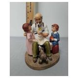 Norman Rockwell 1981 annual the toymaker figurine Norman Rockwell 1981 annual the toymaker figurine