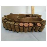 Ammo belt with shotgun shells Ammo belt with shotgun shells