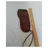 Leather pistol holster Leather pistol holster
