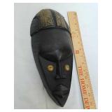 Wood carved African mask wall decor Wood carved African mask wall decor