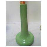 Green ceramic vase Green ceramic vase