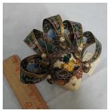 Maschera del galeone vintage porcelain mask with Maschera del galeone vintage porcelain mask with