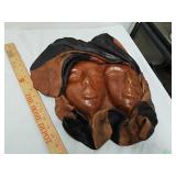 Decorative leather two face piece Decorative leather two face piece