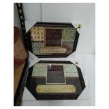 Two new religious framed artwork pieces 11 x 14 Two new religious framed artwork pieces 11 x 14