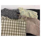 4 button up shirts size xl