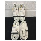 4 15ft Extension Cords