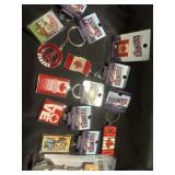 Group of new Canada key chains and spoon and pin