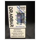 New drag bar blue raz 3500 puffs