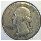 1944 Silver Quarter