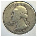 1944-D Silver Quarter