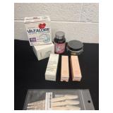 Serum, razors, probiotic and vazalore