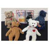 Group of Ty beanie babies