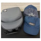 3 new hats with hat box