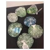 7 bags of Glass gems