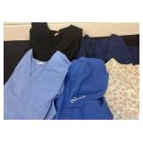 6 scrub tops xl