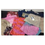 Group of clothes with tags size large 18w size 34