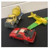 Tonka Ertl and Hurley metal truck car and plane