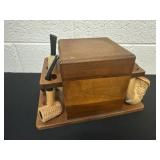6ï¿½x10ï¿½ wood pipe box with 4 pipes