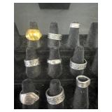 10 adjuatable spoon rings