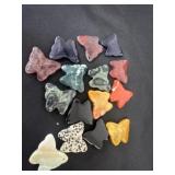 15 gemstone butterfly pendants 1.5ï¿½