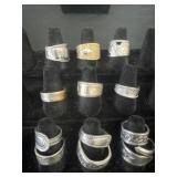 10 adjuatable spoon rings