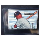 Reprint Mickey Mantle 1951 Bowman rookie card