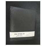 New bi fold wallet black.