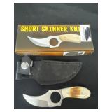 New 3.5ï¿½ bone short skinner knife