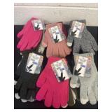 18 pairs of new touch gloves