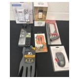 New smarty security monitor and mouse, gloves and