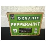 Organic peppermint single serve pods