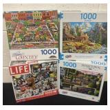 4 new 1000pc puzzles