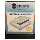 New universal roof vent  For rv