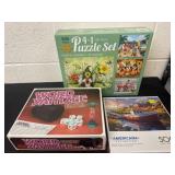 Puzzle set and word Yahtzee