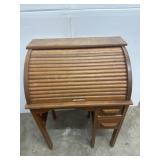 Wooden Roll Top Desk 34x24x15