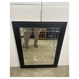33x21 Beautiful Black Framed Mirror
