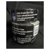3 new utility grade duct tape rolls