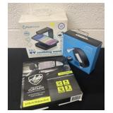 Uv wand and side curtain and power curl