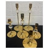 6 cute candle holders.