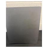 Binder of baseball cards