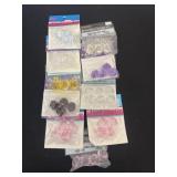 Group of acrylic drops