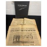 1900 and 1925 new paper article with the First